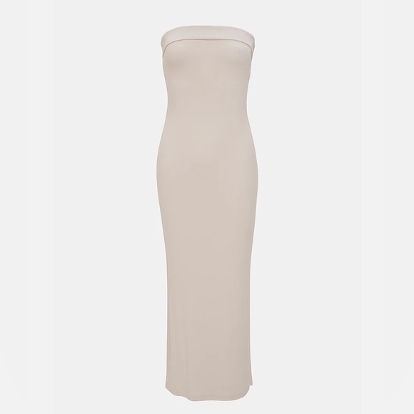Nude Maxi bodycon tube dress - Picture 2 of 7